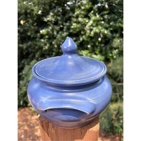 Vintage Shelton Pottery Canister Seagrove NC - Picture 3 of 9